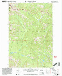 Heart Lake Montana Historical topographic map, 1:24000 scale, 7.5 X 7.5 Minute, Year 2001