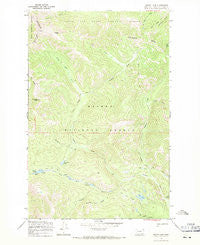 Heart Lake Montana Historical topographic map, 1:24000 scale, 7.5 X 7.5 Minute, Year 1968