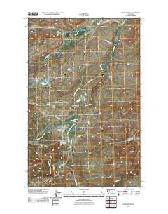 Heart Butte Montana Historical topographic map, 1:24000 scale, 7.5 X 7.5 Minute, Year 2011