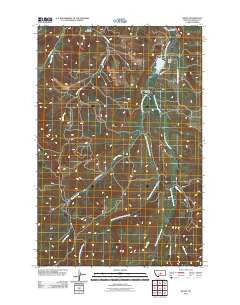 Heath Montana Historical topographic map, 1:24000 scale, 7.5 X 7.5 Minute, Year 2011