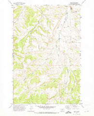 Heath Montana Historical topographic map, 1:24000 scale, 7.5 X 7.5 Minute, Year 1970