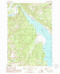 Hebgen Dam Montana Historical topographic map, 1:24000 scale, 7.5 X 7.5 Minute, Year 1988