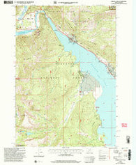 Hebgen Dam Montana Historical topographic map, 1:24000 scale, 7.5 X 7.5 Minute, Year 2000