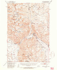 Hebgen Dam Montana Historical topographic map, 1:62500 scale, 15 X 15 Minute, Year 1950