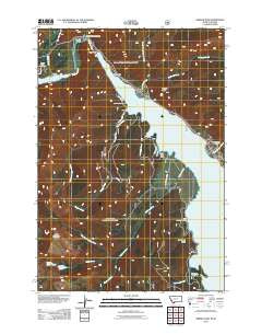 Hebgen Dam Montana Historical topographic map, 1:24000 scale, 7.5 X 7.5 Minute, Year 2011