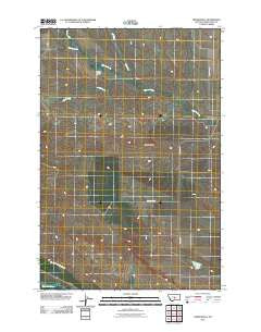 Hedgesville Montana Historical topographic map, 1:24000 scale, 7.5 X 7.5 Minute, Year 2011