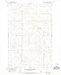 Hedstrom Lake SE Montana Historical topographic map, 1:24000 scale, 7.5 X 7.5 Minute, Year 1965