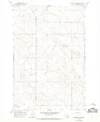 Hedstrom Lake SE Montana Historical topographic map, 1:24000 scale, 7.5 X 7.5 Minute, Year 1965
