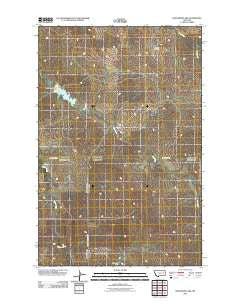 Hedstrom Lake Montana Historical topographic map, 1:24000 scale, 7.5 X 7.5 Minute, Year 2011