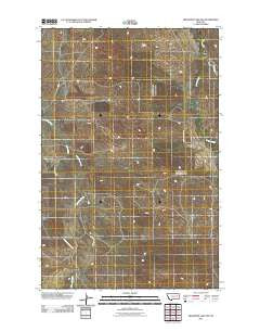 Hedstrom Lake NW Montana Historical topographic map, 1:24000 scale, 7.5 X 7.5 Minute, Year 2011