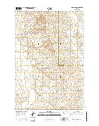 Hedstrom Lake NW Montana Current topographic map, 1:24000 scale, 7.5 X 7.5 Minute, Year 2014