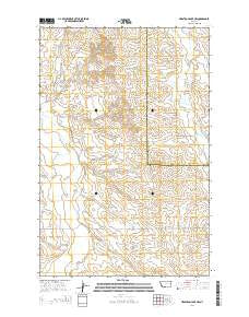 Hedstrom Lake NW Montana Current topographic map, 1:24000 scale, 7.5 X 7.5 Minute, Year 2014