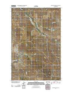 Hedstrom Lake SE Montana Historical topographic map, 1:24000 scale, 7.5 X 7.5 Minute, Year 2011