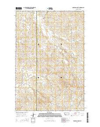 Hedstrom Lake SE Montana Current topographic map, 1:24000 scale, 7.5 X 7.5 Minute, Year 2014