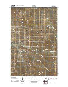 Heitz School Montana Historical topographic map, 1:24000 scale, 7.5 X 7.5 Minute, Year 2011