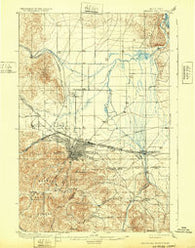 Helena and Vicinity Montana Historical topographic map, 1:62500 scale, 15 X 15 Minute, Year 1899