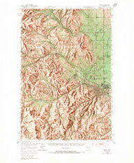 Helena Montana Historical topographic map, 1:62500 scale, 15 X 15 Minute, Year 1950