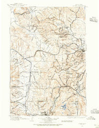 Helena Montana Historical topographic map, 1:250000 scale, 1 X 1 Degree, Year 1899