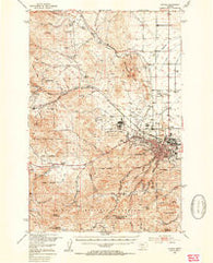 Helena Montana Historical topographic map, 1:62500 scale, 15 X 15 Minute, Year 1950
