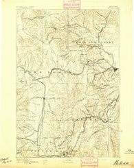 Helena Montana Historical topographic map, 1:250000 scale, 1 X 1 Degree, Year 1893