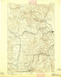 Helena Montana Historical topographic map, 1:250000 scale, 1 X 1 Degree, Year 1893