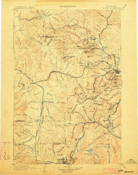 Helena Montana Historical topographic map, 1:250000 scale, 1 X 1 Degree, Year 1903