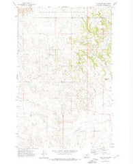 Hell Hollow Montana Historical topographic map, 1:24000 scale, 7.5 X 7.5 Minute, Year 1971