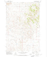 Hell Hollow Montana Historical topographic map, 1:24000 scale, 7.5 X 7.5 Minute, Year 1971
