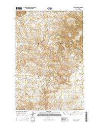Hell Hollow Montana Current topographic map, 1:24000 scale, 7.5 X 7.5 Minute, Year 2014