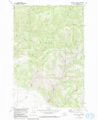 Hellgate Gulch Montana Historical topographic map, 1:24000 scale, 7.5 X 7.5 Minute, Year 1972