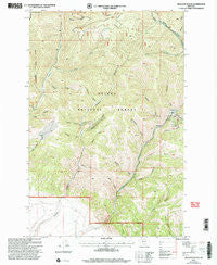 Hellgate Gulch Montana Historical topographic map, 1:24000 scale, 7.5 X 7.5 Minute, Year 2001