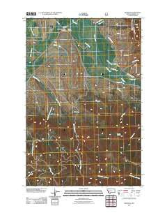 Helmville Montana Historical topographic map, 1:24000 scale, 7.5 X 7.5 Minute, Year 2011