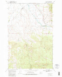 Helmville Montana Historical topographic map, 1:24000 scale, 7.5 X 7.5 Minute, Year 1968
