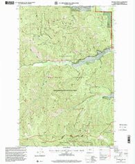 Helwick Peak Montana Historical topographic map, 1:24000 scale, 7.5 X 7.5 Minute, Year 1997