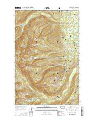 Hemlock Lake Montana Current topographic map, 1:24000 scale, 7.5 X 7.5 Minute, Year 2014