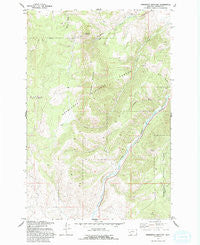 Henderson Mountain Montana Historical topographic map, 1:24000 scale, 7.5 X 7.5 Minute, Year 1971