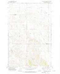 Hendrickson Coulee Montana Historical topographic map, 1:24000 scale, 7.5 X 7.5 Minute, Year 1972