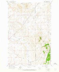 Henry Creek Montana Historical topographic map, 1:24000 scale, 7.5 X 7.5 Minute, Year 1963