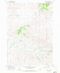 Henry Gulch Montana Historical topographic map, 1:24000 scale, 7.5 X 7.5 Minute, Year 1968