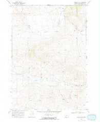 Henry Gulch Montana Historical topographic map, 1:24000 scale, 7.5 X 7.5 Minute, Year 1968