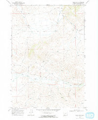 Henry Gulch Montana Historical topographic map, 1:24000 scale, 7.5 X 7.5 Minute, Year 1968