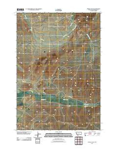 Henry Gulch Montana Historical topographic map, 1:24000 scale, 7.5 X 7.5 Minute, Year 2011