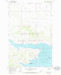 Herman Point Montana Historical topographic map, 1:24000 scale, 7.5 X 7.5 Minute, Year 1965