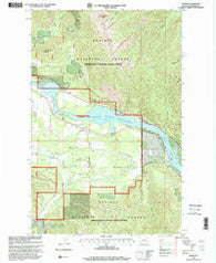 Heron Montana Historical topographic map, 1:24000 scale, 7.5 X 7.5 Minute, Year 1997
