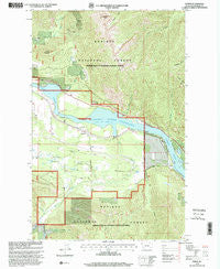 Heron Montana Historical topographic map, 1:24000 scale, 7.5 X 7.5 Minute, Year 1997