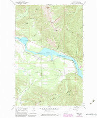 Heron Montana Historical topographic map, 1:24000 scale, 7.5 X 7.5 Minute, Year 1966