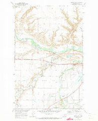 Herron Park Montana Historical topographic map, 1:24000 scale, 7.5 X 7.5 Minute, Year 1970