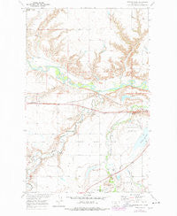 Herron Park Montana Historical topographic map, 1:24000 scale, 7.5 X 7.5 Minute, Year 1970