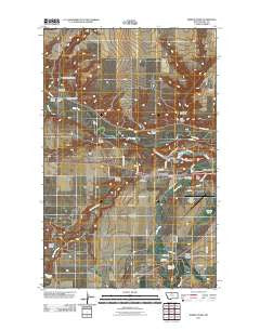 Herron Park Montana Historical topographic map, 1:24000 scale, 7.5 X 7.5 Minute, Year 2011