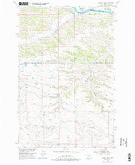 Hessler Ridge Montana Historical topographic map, 1:24000 scale, 7.5 X 7.5 Minute, Year 1954